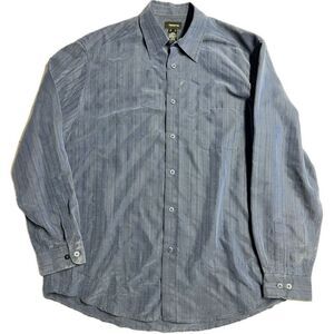 Claiborne Blue Dress Shirt Men’s Size XL‎ Long Sleeve Button Up Shirt